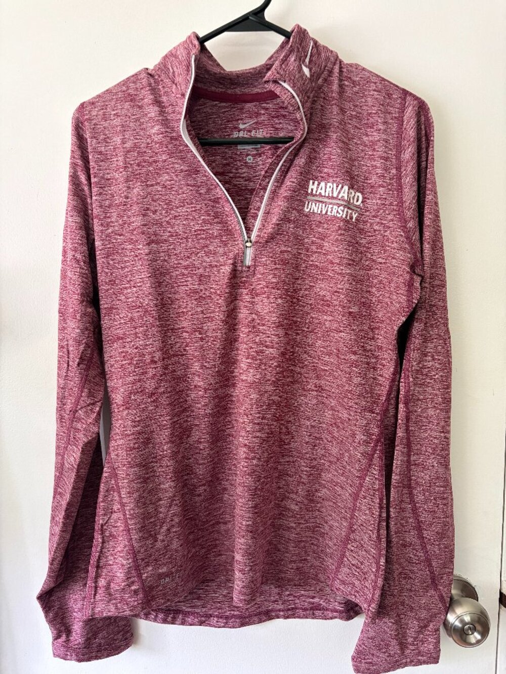 Harvard University 1/4 Zip Nike Drifit - Unisex M